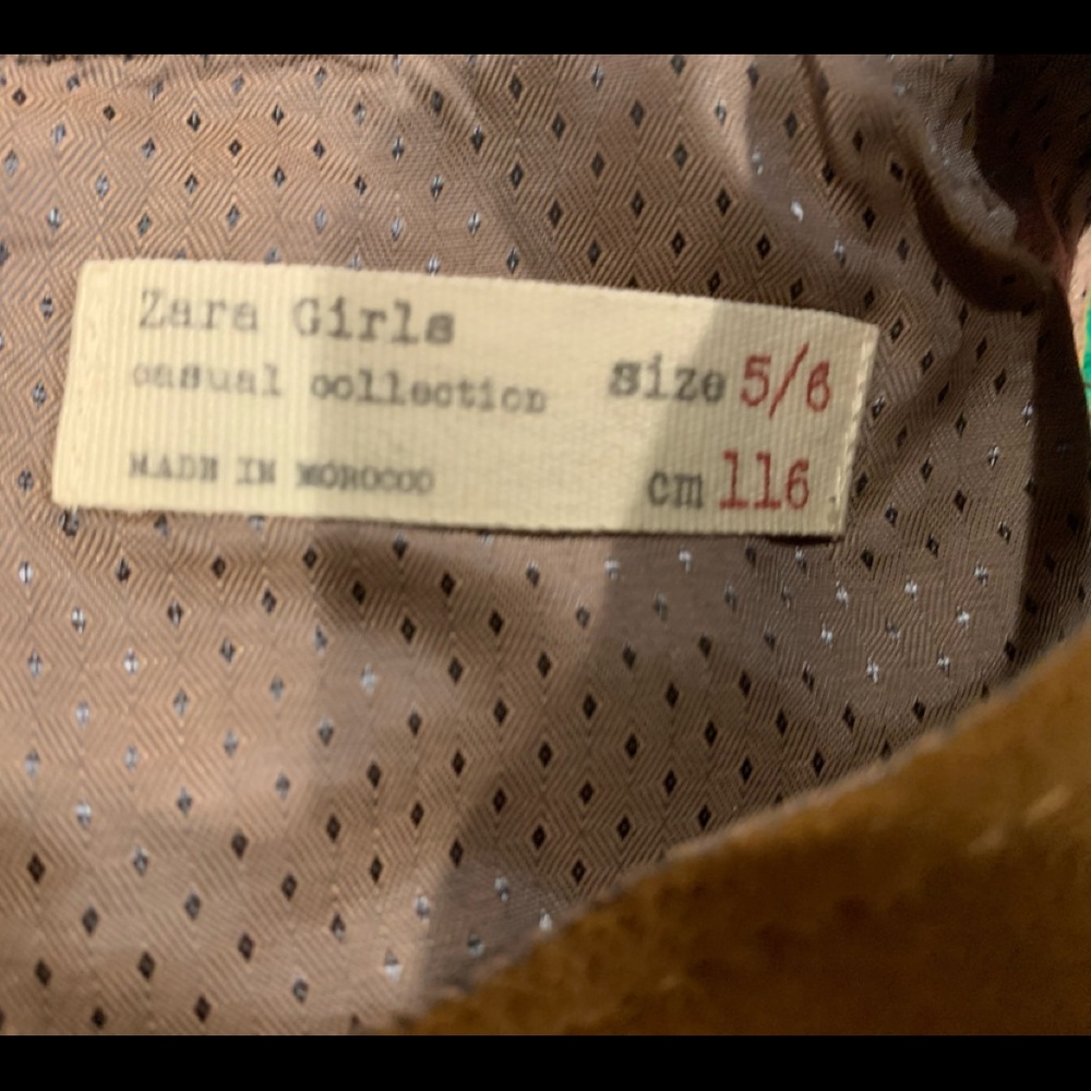 Brown Zara girls dress. - Picture 5 of 5